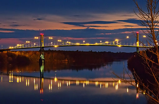 Thousand Islands Bridge At Twilight 20111031