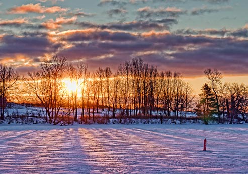 Rideau Canal Winter Sunrise 20120120