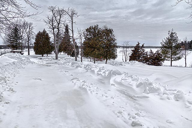 Winter Otter Lake Boat Launch 33943