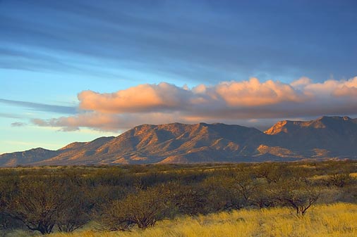 Whetstone Mountains At Sunrise 20060308