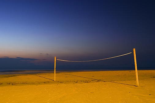 Beach Volleyball At First Light 20061225