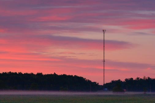 Cell Tower At Dawn 63030