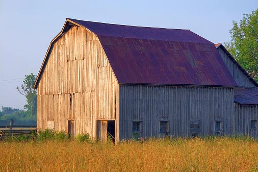 Old Barn At Sunrise 63933