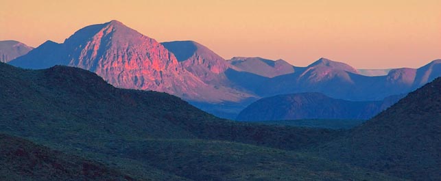 Big Bend At Sunrise 7333