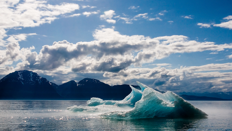 Backlit iceburg July 18