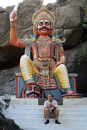 Huge Karuppusami statue at a temple in Mallur near Salem. http://www.blurb.com/books/3782738