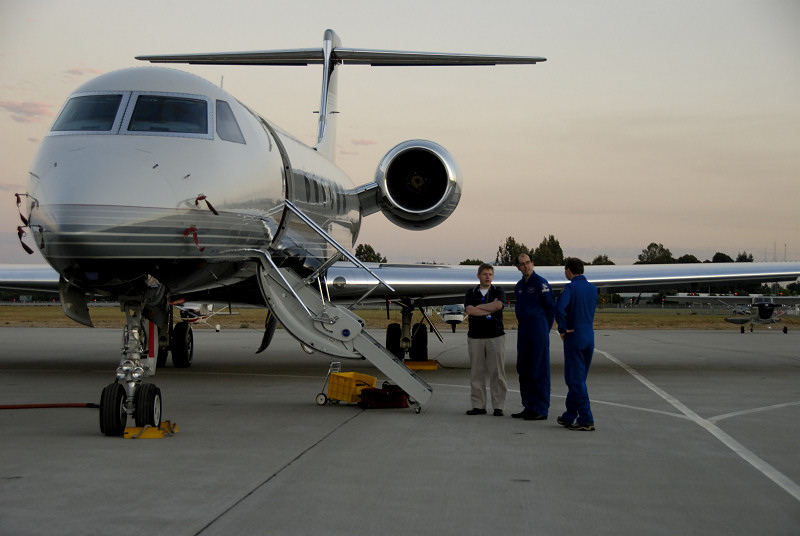 Peter at the Jet