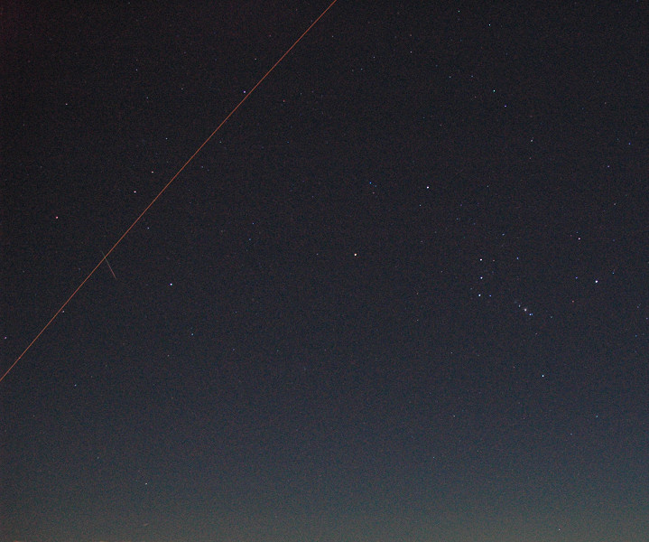 From the East camera - A bright Aurigid Meteor