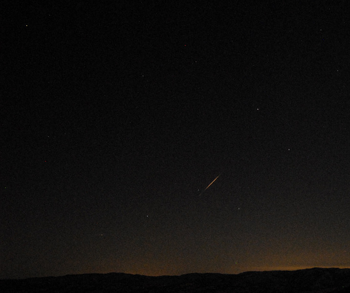 From the North Camera - Aurigid Meteor