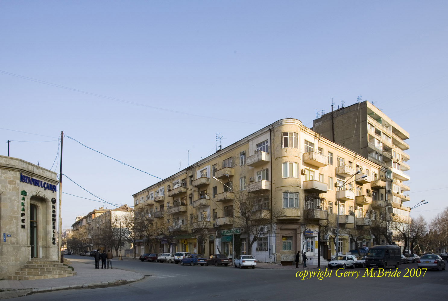 Typical building in Puskin St