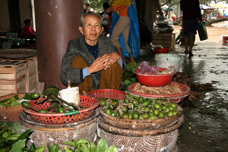 Vendeuse de btel, aux alentours de Hu - Vietnam