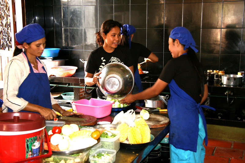Cuisinires  Siem Reap - Cambodge