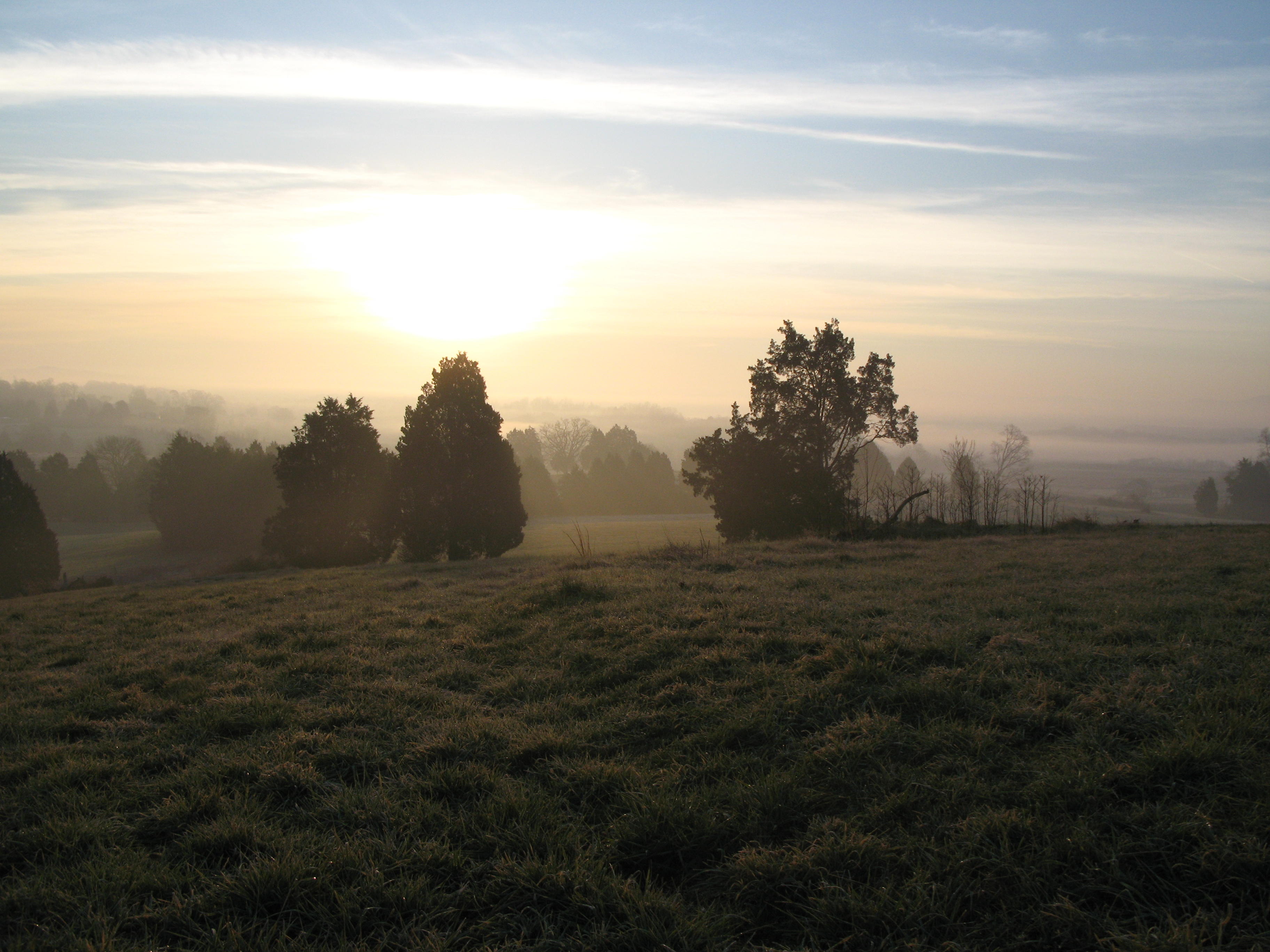 Sunrise in December