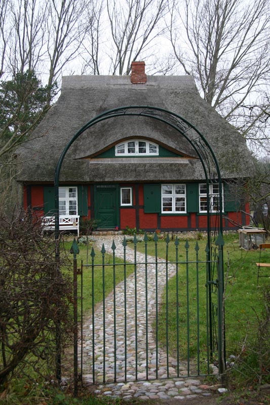 Farm house and gate
