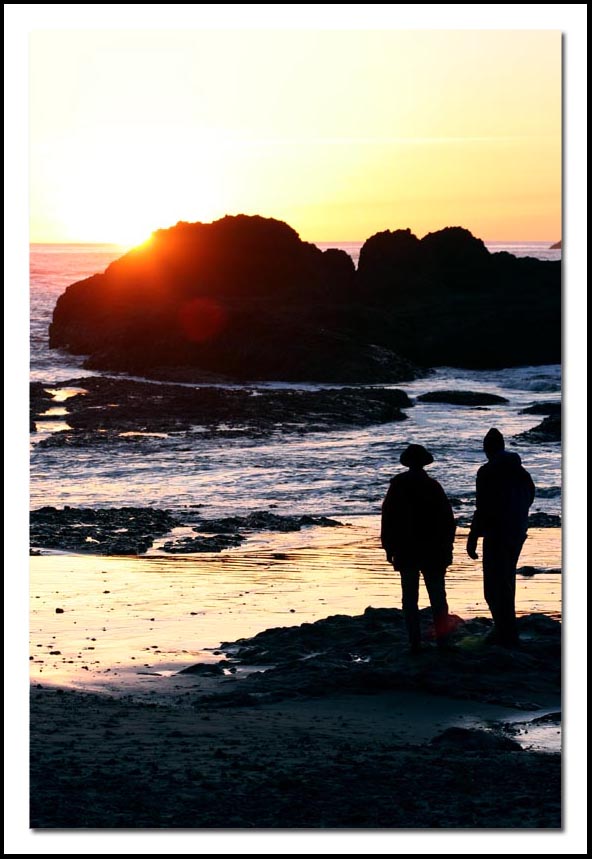 Teresa and Brien silhouettes