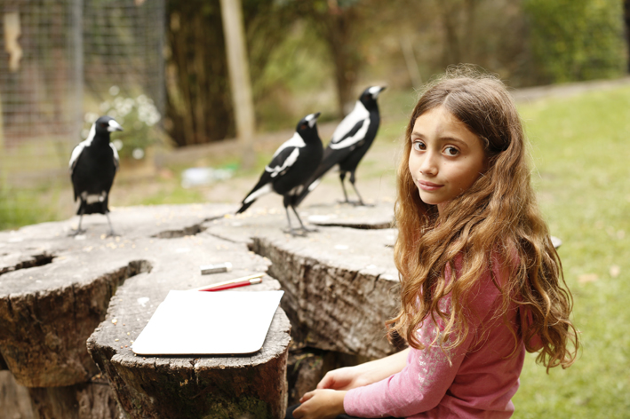 Juleena and magpies.jpg