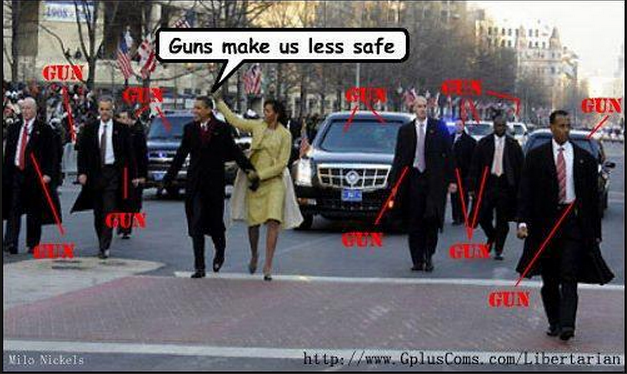 Guns make us less safe! Duh!