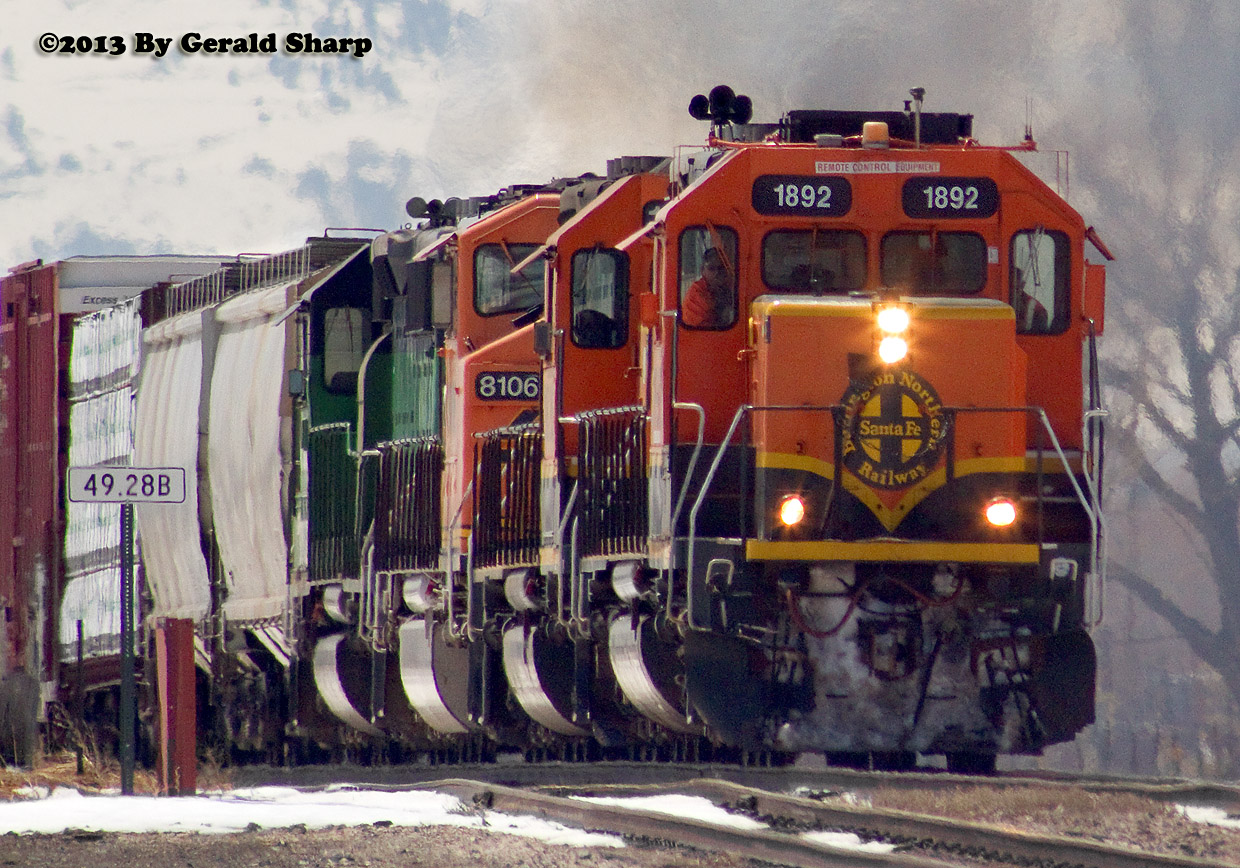 BNSF 1892 North Longmont Switch At Highland, CO