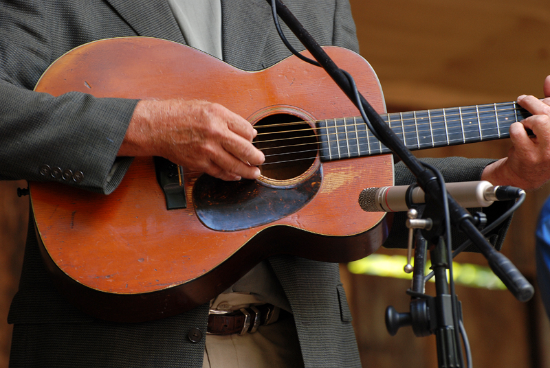 Guitar once owned by Charlie Monroe