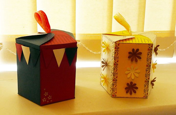 Five sided boxes