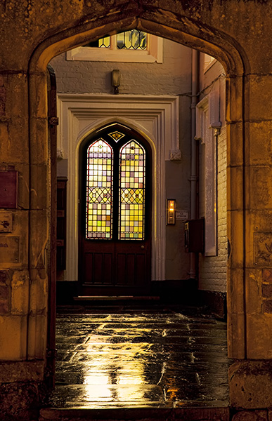 Stained Glass Door