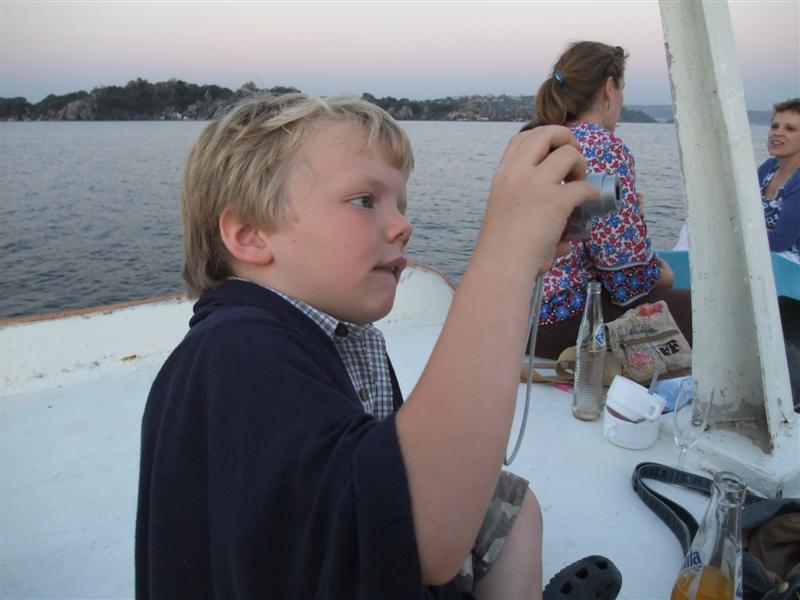 Young photographer on Lake Victoria