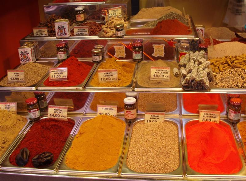 Barcelona Market spice stall