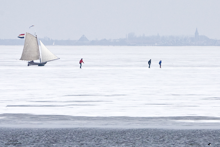 Ice sailing in Holland #4, Gouwzee Netherlands 2010