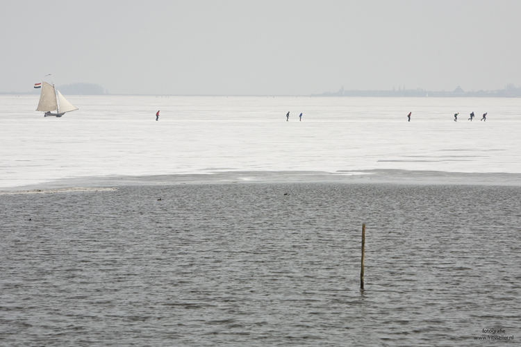 Ice sailing in Holland #5, Gouwzee Netherlands 2010