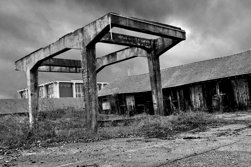 old factory b&w #3