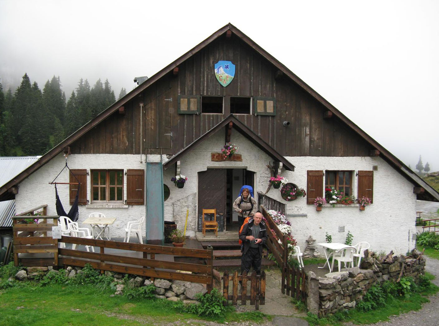 Vertrek bij Chalets de Bise