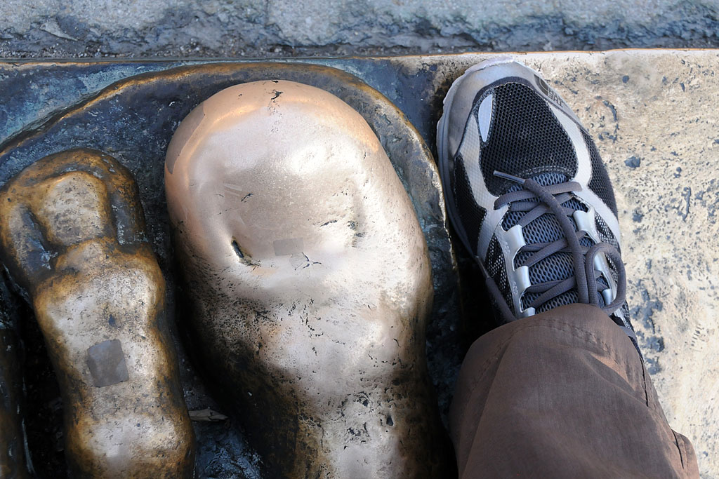 Rubbing this toe brings you good luck