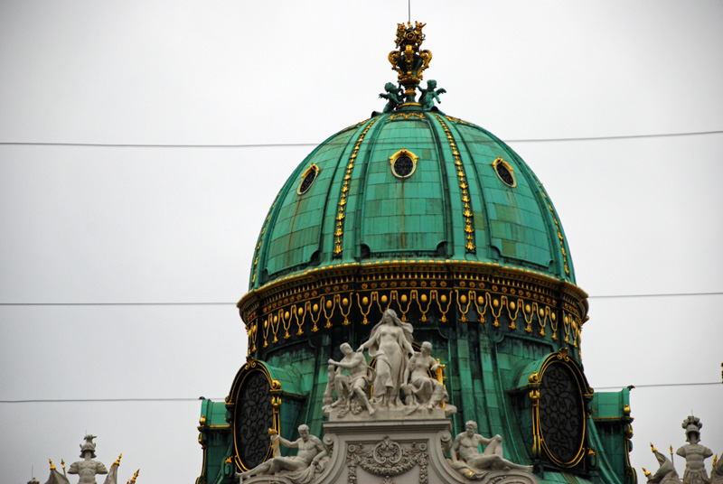 Ornate buildings in Vienna