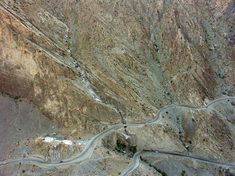 Mountain road outside Kabul 11 October,  2006