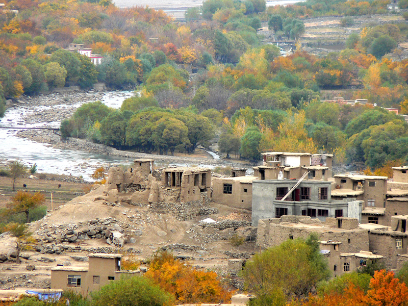 Autumn colours of  Panjshir Valley