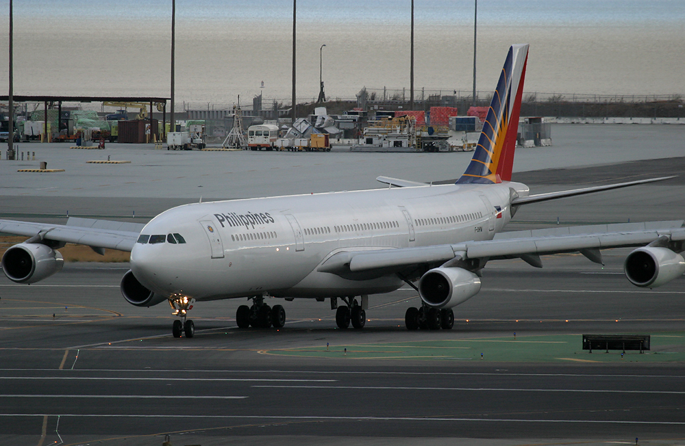 On taxiway Delta