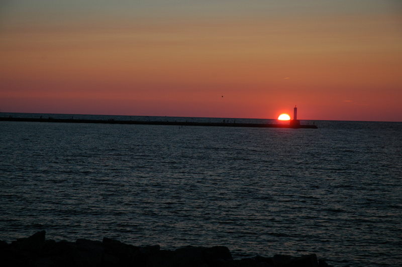 petoskey lake - sun set.JPG
