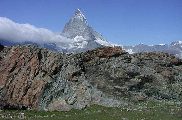 THE MATTERHORN FROM BELOW GORNERGRAT