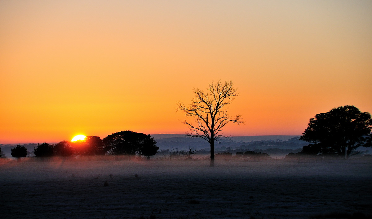 Sunrise at Bowning NSW