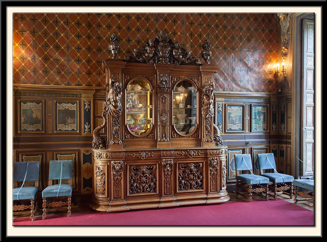 Carved Oak Dresser 19th century