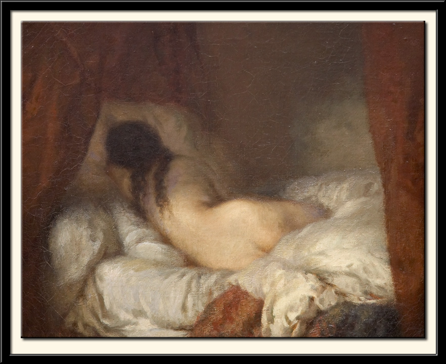 Femme nue couchee