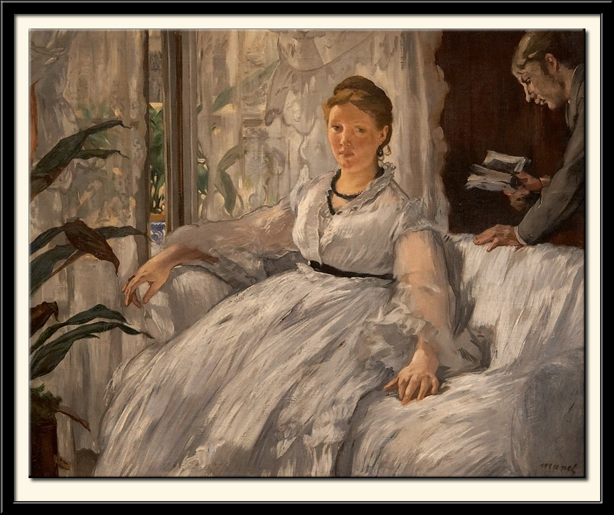 La lecture, vers 1865-1873