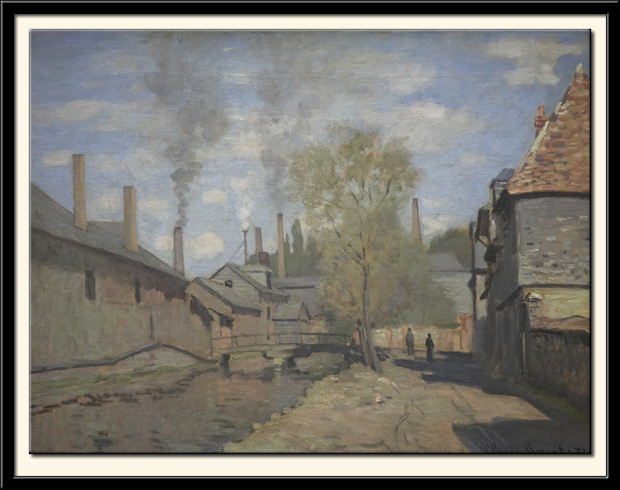 Le ruisseau de Robec, a Rouen, 1872