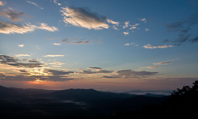 Blue Ridge Parkway Sunrise 3