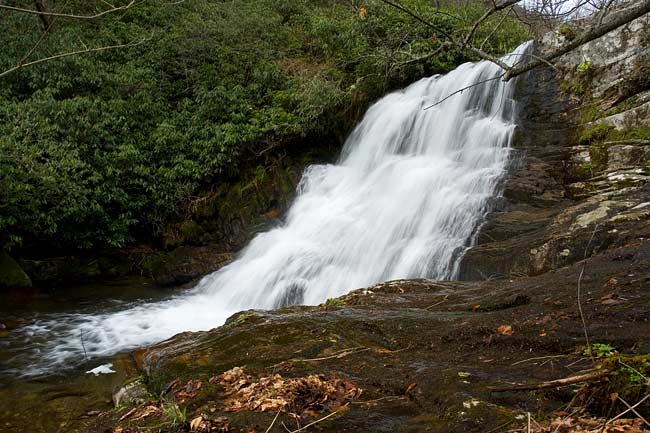 waterfall on Enloe Creek