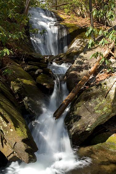 waterfall in Bennett Cove