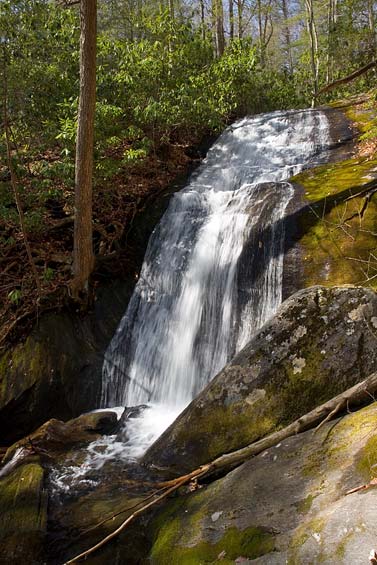 waterfall in Bennett Cove