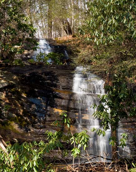 waterfall near Bennett Gap
