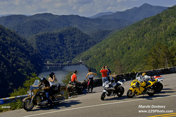 At the Calderwood Dam  lookoff, on US Highway 129