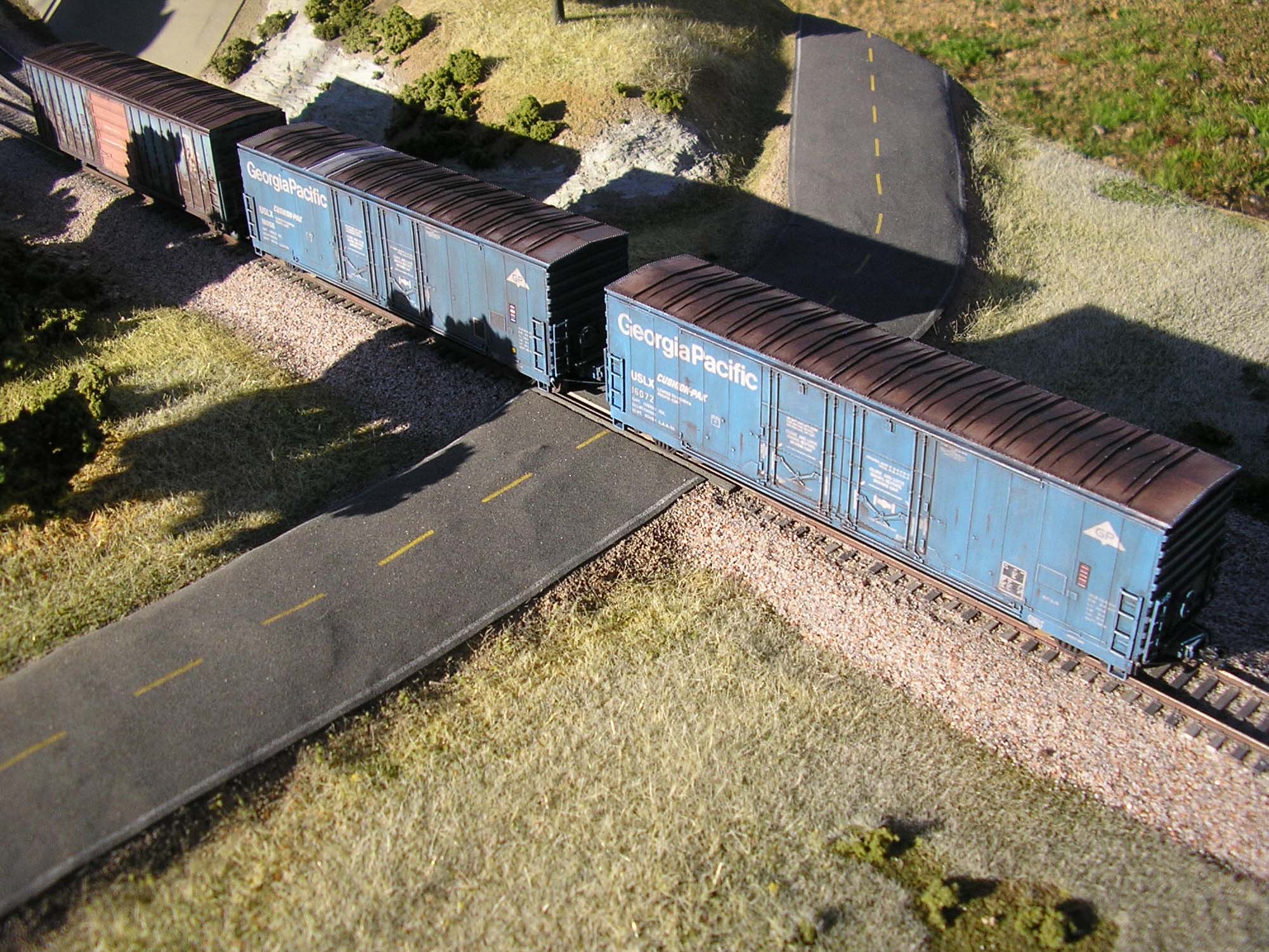 Blue Boxcars